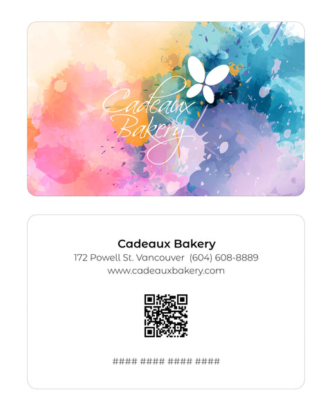 Cadeaux Bakery Gift Cards